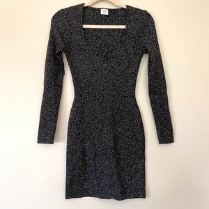 TALL Shimmer Sweetheart Neckline Sweater Dress